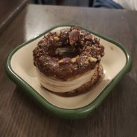 Paris-Brest: a dream! at Aujourd'hui Demain Cafe in Paris