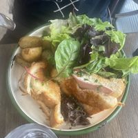   at Aujourd'hui Demain Cafe in Paris