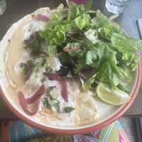   at Aujourd'hui Demain Cafe in Paris