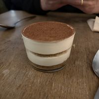 Tiramisu  at Aujourd'hui Demain Cafe in Paris