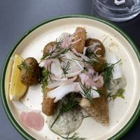   at Aujourd'hui Demain Cafe in Paris