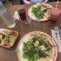   at Aujourd'hui Demain Cafe in Paris