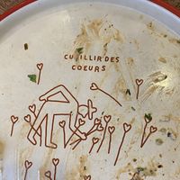   at Aujourd'hui Demain Cafe in Paris