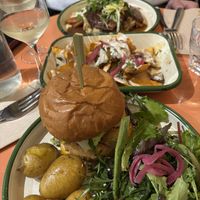   at Aujourd'hui Demain Cafe in Paris