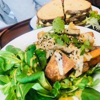 Bol tofu* at Aujourd'hui Demain Cafe in Paris