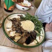 No mozza forestière  at Aujourd'hui Demain Cafe in Paris