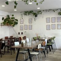   at Aujourd'hui Demain Cafe in Paris