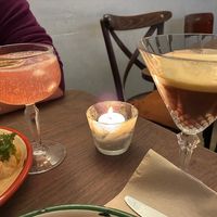 Perfect cocktails at Aujourd'hui Demain Cafe in Paris
