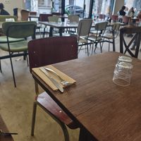  at Aujourd'hui Demain Cafe in Paris