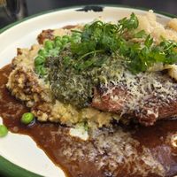 Filet mignon at Aujourd'hui Demain Cafe in Paris