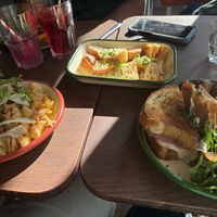   at Aujourd'hui Demain Cafe in Paris