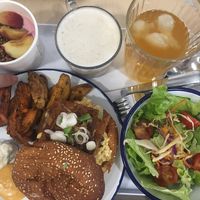 Set menu for brunch at Aujourd'hui Demain Cafe in Paris