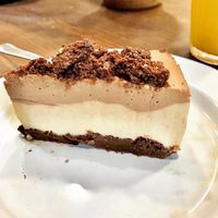 Cookie dough cheesecake  at Aujourd'hui Demain Cafe in Paris