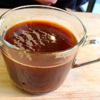 We adored the coffee at Aujourd'hui Demain Cafe in Paris