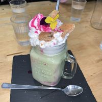 Freakshake at Aujourd'hui Demain Cafe in Paris
