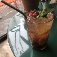 Mojito at Aujourd'hui Demain Cafe in Paris