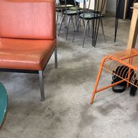 When empty at Aujourd'hui Demain Cafe in Paris