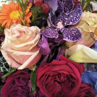 The most stunning selection of blooms inside healthy penguine cafe.   at Healthy Penguin Cafe in Matsumoto