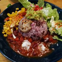 Burrito bowl  at Healthy Penguin Cafe in Matsumoto