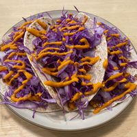 Tacos at Healthy Penguin Cafe in Matsumoto