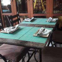 The restaurant is beautifull at Cafe Toui & Homestay in Luang Prabang