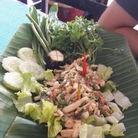 Laap Mushroom (45k) at Cafe Toui & Homestay in Luang Prabang