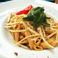 Mac & cheese at Bananas Veggie & Raw Cuisine in Novi Sad