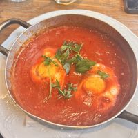 Shakshuka with yo-egg #Veganuary at Benedict - Ben Yehuda in Tel Aviv