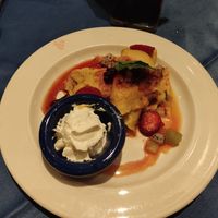 Pancakes for dessert at Blue Elephant in St Julians