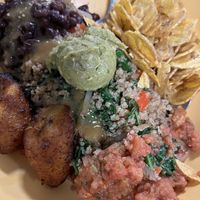 Quinoa bowl minus the cream.  at The Tiny Turtle in Cocoa Beach