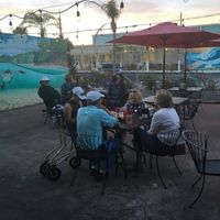 Outdoor seating  at The Tiny Turtle in Cocoa Beach