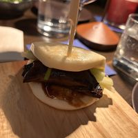 Chashu Bao Bun w/ portobello   at Room Service in Tel Aviv