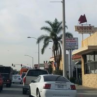 from the street at Ixtaco Taqueria in El Monte