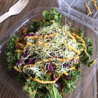 kale salad at Main Street Squeeze in Pullman