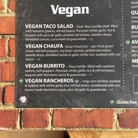 Vegan options at Mesa Fresca in Oregon City