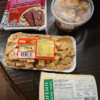 Prepared Tofu - Baked, Fried, Seasoned at World Foods Supermarket in San Diego