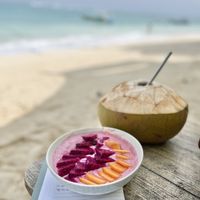 Smoothie bowl, tasted bland and was very watery.   at Ginger & Jamu in Lembongan