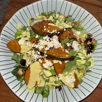 Squash salad  at Ginger & Jamu in Lembongan