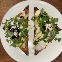 Raw pizza  at Ginger & Jamu in Lembongan