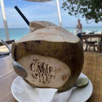 Coconut 🥥  at Ginger & Jamu in Lembongan