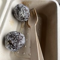 Cacao & coconut Ball 🤤  at Ginger & Jamu in Lembongan