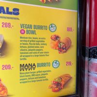 Burrito vegan options at Burrito Loco - Spalena in Prague