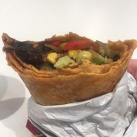 Vegan burrito at Burrito Loco - Spalena in Prague