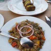 Aubergine dip at V+ S Corner in Kefalonia