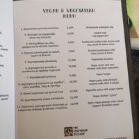 Mousakas is also vegan at V+ S Corner in Kefalonia