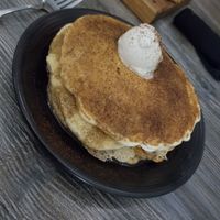 Gunslinger pancakes at Fox & Fig in Savannah