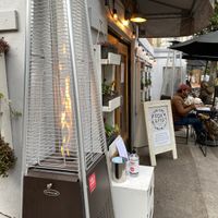 Outdoor seating  at Fox & Fig in Savannah