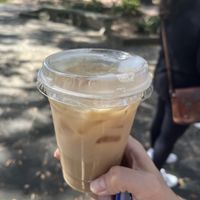 Iced lavender Earl gray latte! AMAZING  at Fox & Fig in Savannah