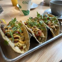 Breakfast tacos 🌮   at Fox & Fig in Savannah
