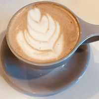 Lavender oat mocha!  at Fox & Fig in Savannah